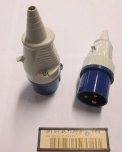 Plug Cee 3P Blue 230V